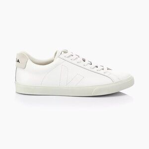Veja Esplar Stitched Logo Leather Low-Top Sneakers